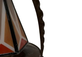 Art Deco Amsterdamse School Table Lamp by Amsterdamsche Kunstsmederij, 1920s